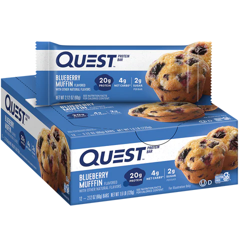 Quest Nutrition Protein Bars Blueberry Muffin