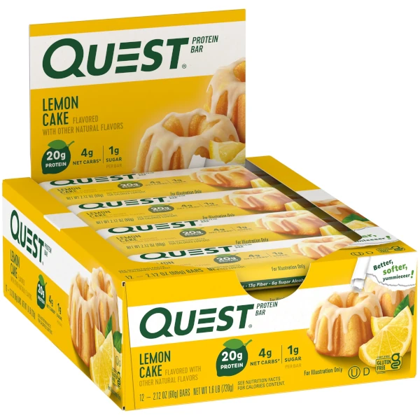 Quest Nutrition Protein Bars Lemon Cake