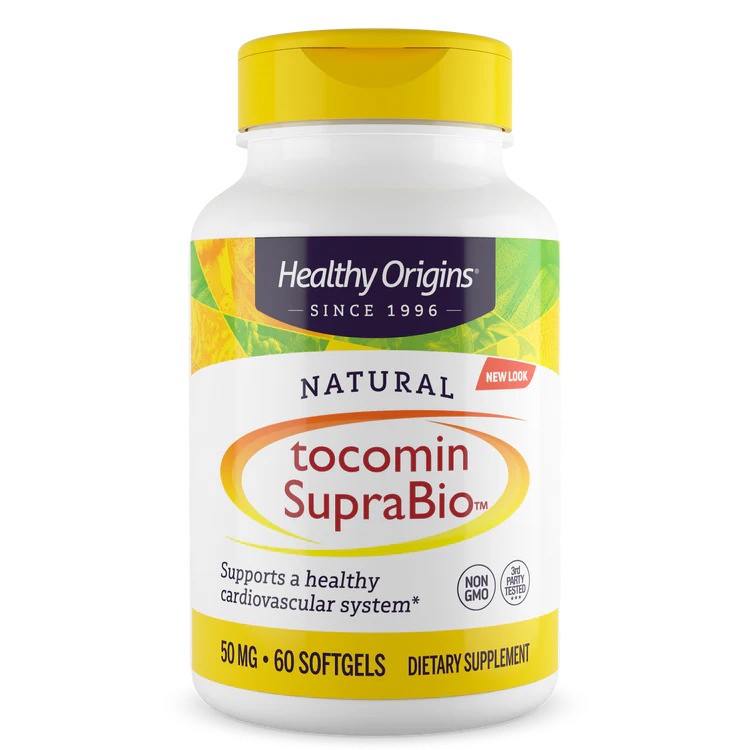Healthy Origins® Tocomin SupraBio (Tocotrienols) 50mg 60 softgels