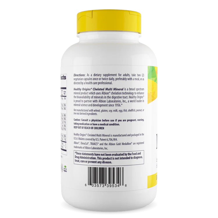 Healthy Origins® Chelated Multi Mineral 240veggiecaps - Image 2