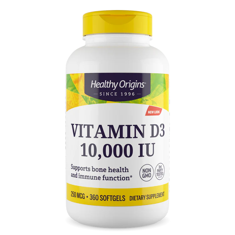 Healthy Origins® Vitamin D3 10,000IU 360softgels