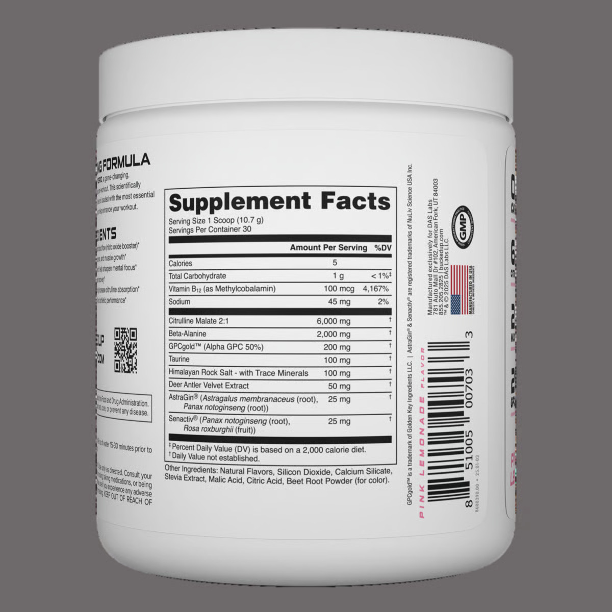 Bucked Up Non Stim (Zero Caffeine) Pre Workout, 30 servings - Image 4